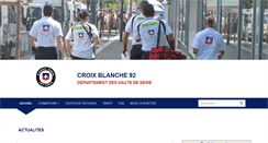 Desktop Screenshot of croix-blanche92.org